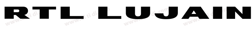 RTL Lujain Regular字体转换 RTL Lujain Regular字体转换
